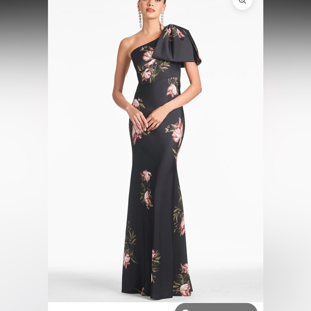 Sachin + Babi Audrey gown noir black
